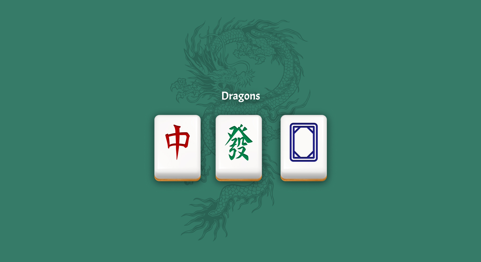 Mahjong Dragon Tiles